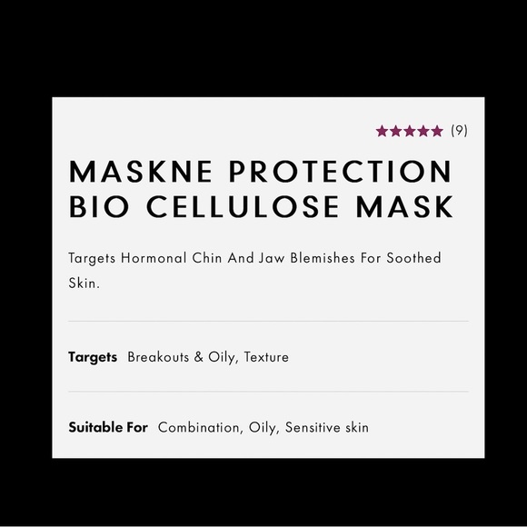 111 Skin Maskne Protection Bio Cellulouse Mask (Pack of 5). - Picture 4 of 5